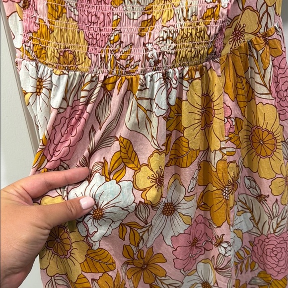 Anthropologie Kachel Smocked Floral Maxi Dress - Picture 10 of 14